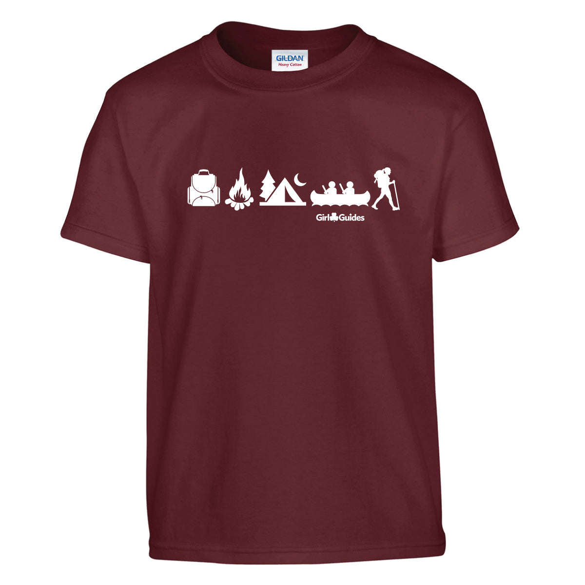 Outdoor Symbols Youth T - 500b - Maroon