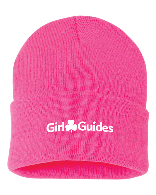 Toque - Solid Cuff 12" Beanie - SP12 - Neon Pink