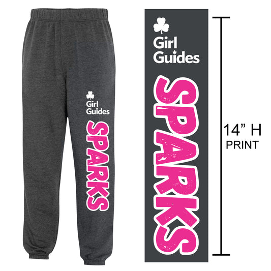 "SPARKS" Youth Sweatpants - ATCY2800 - Dark Heather Grey