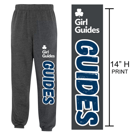 "GUIDES" Youth Sweatpants - ATCY2800 - Dark Heather Grey