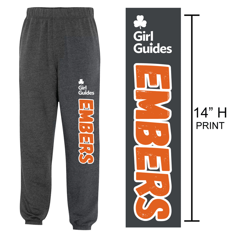 "EMBERS" Adult Sweatpants - ATCF2800 - Dark Heather Grey
