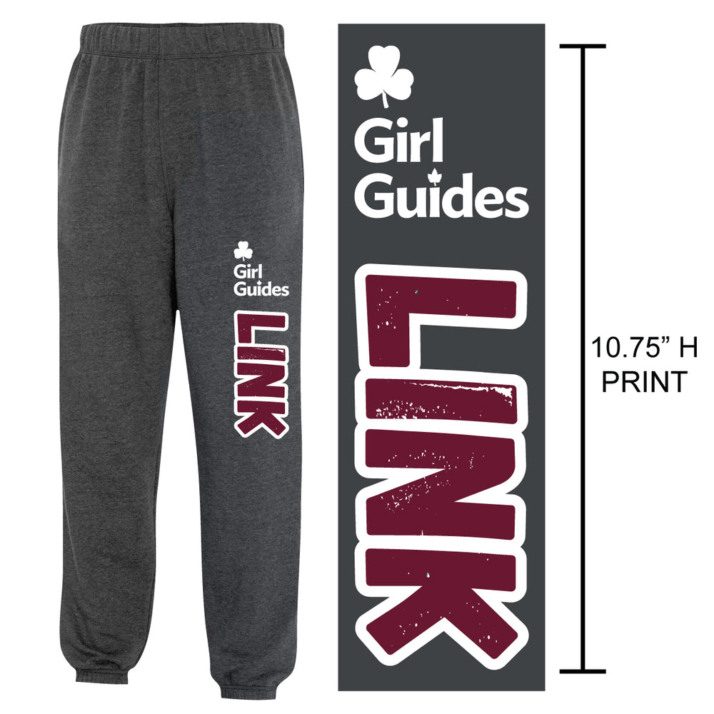 "LINK" Adult Sweatpants - ATCF2800 - Dark Heather Grey