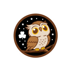 Cute Owl - Fun Crest