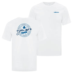 YOU ARE - ADULT T SHIRT - WHITE - ATC1000