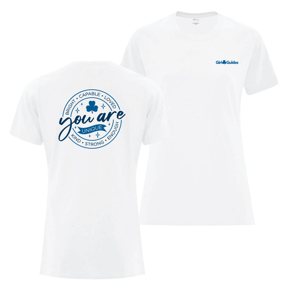 YOU ARE - LADIES T SHIRT - WHITE - ATC1000L