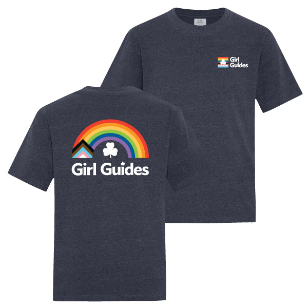2025 PRIDE - YOUTH T SHIRT - EARTH NAVY - ATC6040Y - ENGLISH LOGO