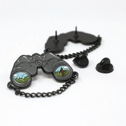 Binocular with Sasquatch Enamel Pin   *** limited quantities available*