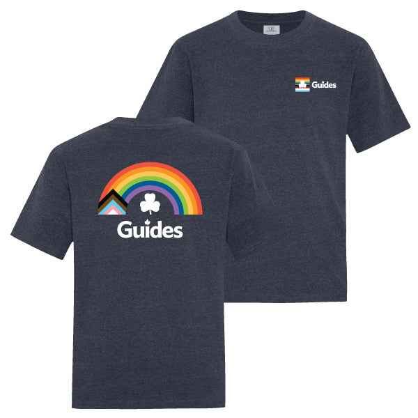 2025 PRIDE - YOUTH T SHIRT - EARTH NAVY - ATC6040Y - FRENCH LOGO