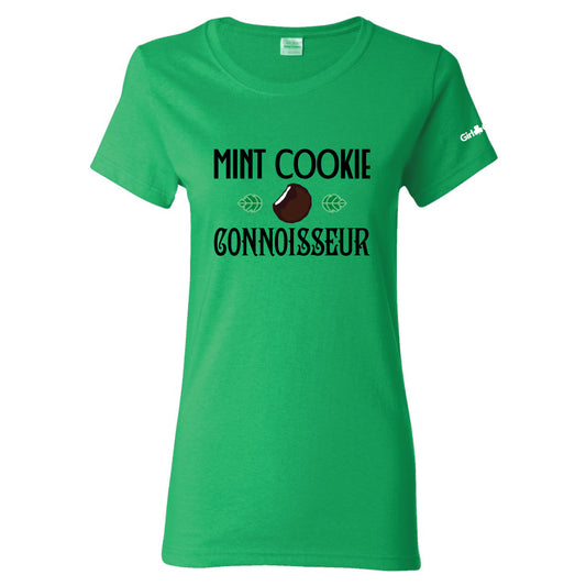MINT COOKIE CONNOISSEUR -  LADIES T SHIRT - IRISH GREEN - 5000L