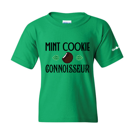 MINT COOKIE CONNOISSEUR - YOUTH T SHIRT - IRISH GREEN 500B