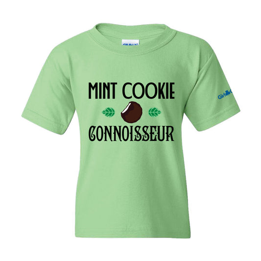MINT COOKIE CONNOISSEUR - YOUTH T SHIRT - MINT GREEN 500B