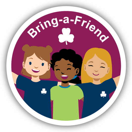 Bring a Friend Crest (burgundy)   *****coming soon ****