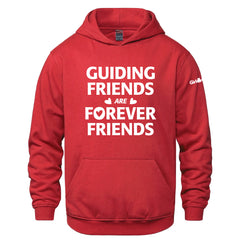 GUIDING FRIENDS - YOUTH PULLOVER HOODIE - RED - L0550Y