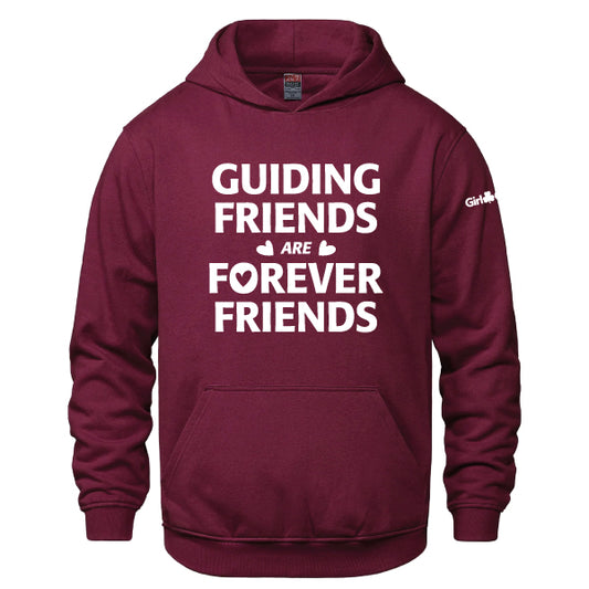 GUIDING FRIENDS - YOUTH PULLOVER HOODIE - MAROON- L0550Y