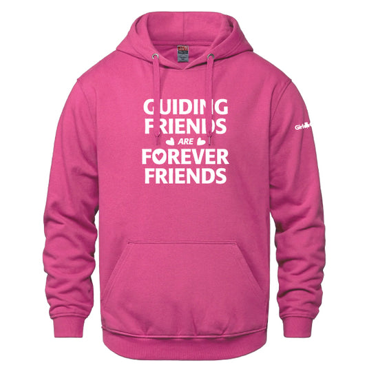 GUIDING FRIENDS - ADULT PULLOVER HOODIE - L00550 - HELICONIA PINK