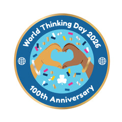 Canadian Thinking Day Crest  *** when sold out, more are on order but they will not arrive until after Thinking Day***