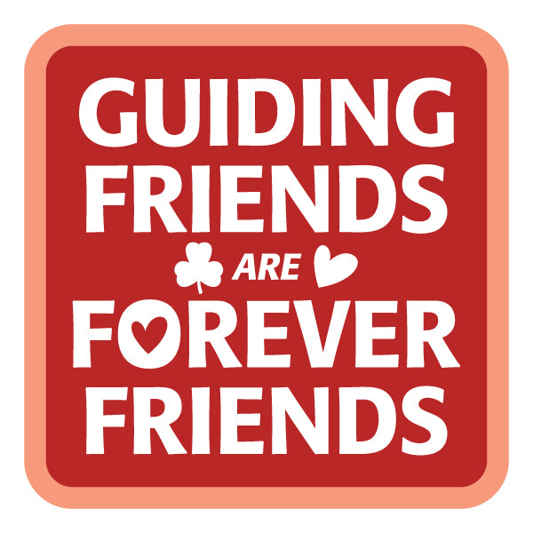 Guiding Friends - fun crest (red)