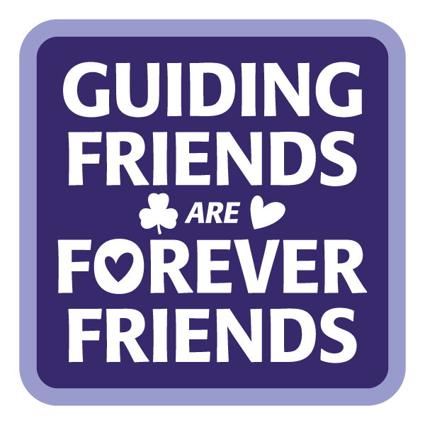 Guiding Friends - fun crest (purple)