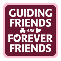 Guiding Friends - fun crest (maroon)