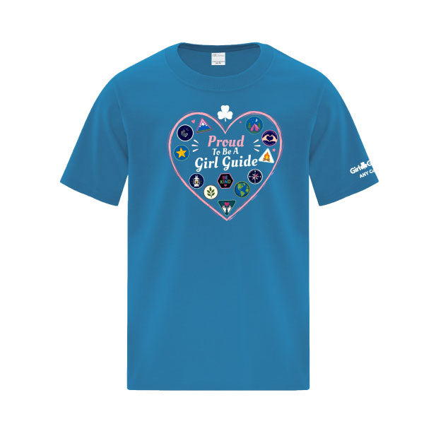 ANY COUNCIL - HEART - ADULT T SHIRT - SAPPHIRE - ATC1000 **PLEASE NOTE:  ANY COUNCIL IS THE COUNCIL FOR ALBERTA, NORTHWEST TERRITORY AND YUKON AND NOT A CHOICE FOR ANOTHER COUNCIL*** (Copy)
