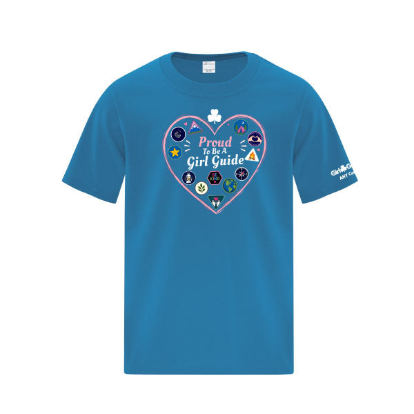 ANY COUNCIL - HEART - YOUTH T SHIRT - SAPPHIRE - ATC1000Y - **PLEASE NOTE:  ANY COUNCIL IS THE COUNCIL FOR ALBERTA, NORTHWEST TERRITORY AND YUKON NOT A CHOICE FOR ANOTHER COUNCIL*** (Copy)