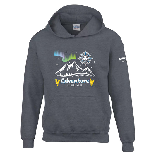 ANY COUNCIL - YOUTH PULLOVER HOODIE- DARK HEATHER GREY - 1850B **PLEASE NOTE:  ANY COUNCIL IS THE COUNCIL FOR ALBERTA, NORTHWEST TERRITORY AND YUKON NOT A CHOICE FOR ANOTHER COUNCIL ***