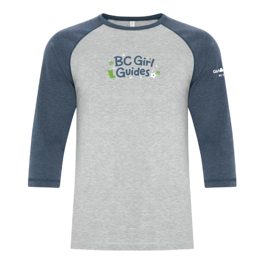 BC COUNCIL Adult Baseball T - ATC0822 - ATHLETIC GREY/HEATHER NAVY