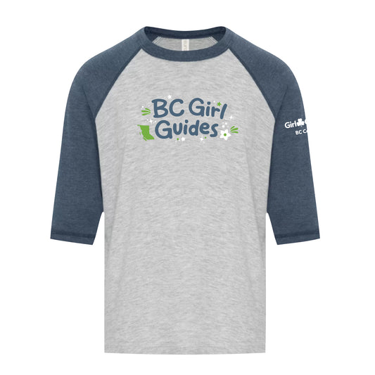 BC COUNCIL Youth Baseball T ATC0822Y - ATHLETIC GREY/HEATHER NAVY