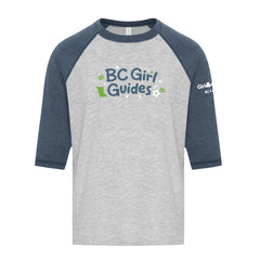 BC COUNCIL Youth Baseball T ATC0822Y - ATHLETIC GREY/HEATHER NAVY  ***LAST CHANCE ***
