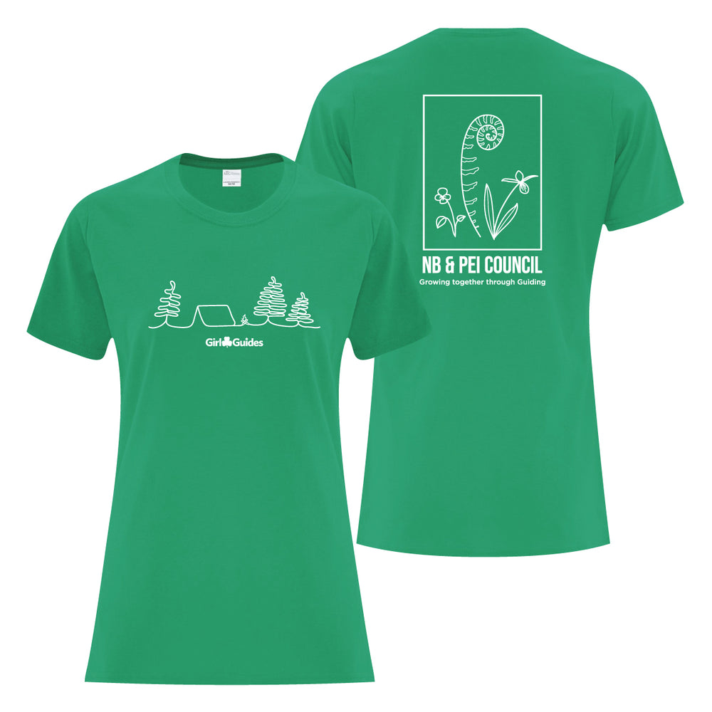 NB/PEI COUNCIL - LADIES T SHIRT - KELLY GREEN - ATC1000L