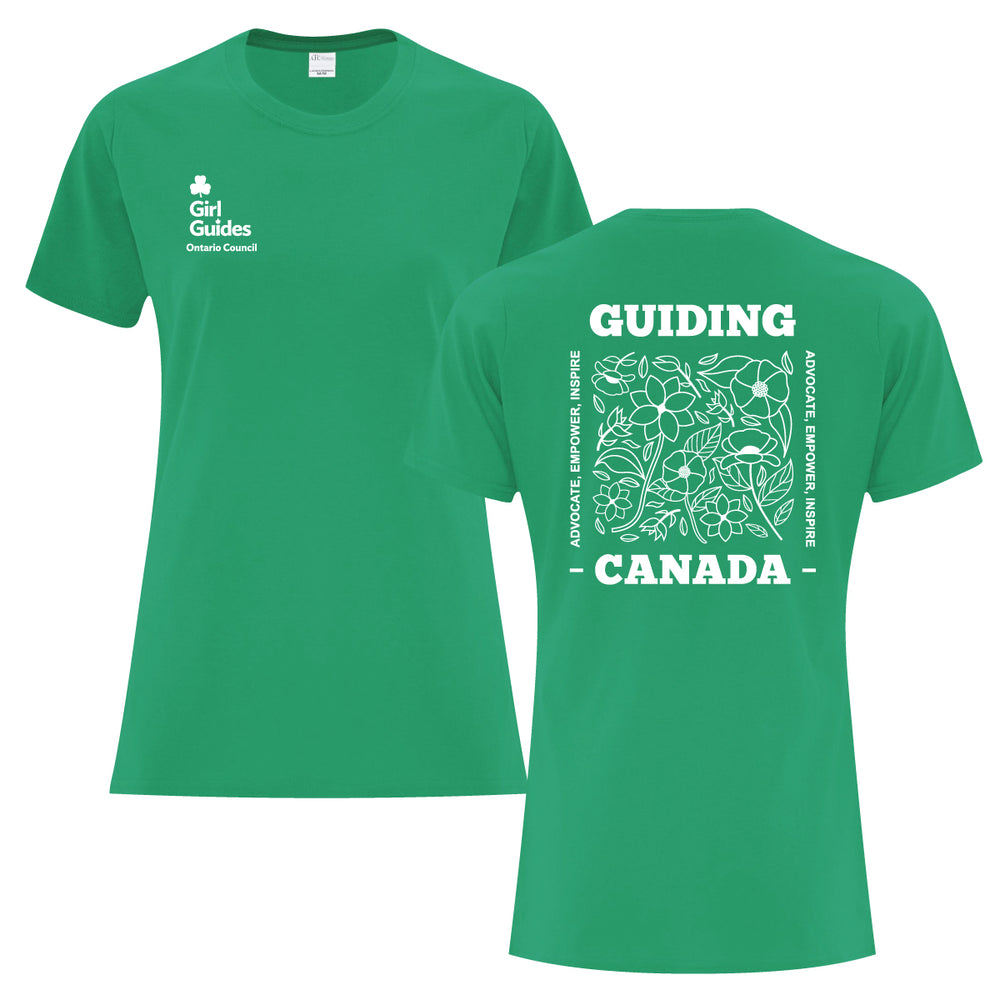 ON COUNCIL - ADVOCATE - LADIES T SHIRT - KELLY GREEN - ATC1000L