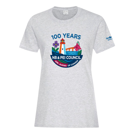 NB COUNCIL - ANNIVERSARY - LADIES T SHIRT - ASH GREY - ATC1000L