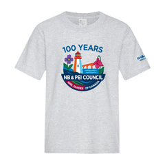 NB COUNCIL - ANNIVERSARY - YOUTH T SHIRT - ASH GREY - ATC1000Y   *** leaving soon
