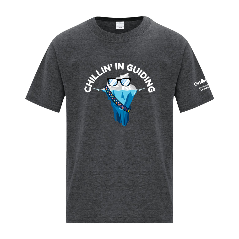 NL COUNCIL - ICEBERG - YOUTH T SHIRT - DARK HEATHER GREY - ATC1000Y