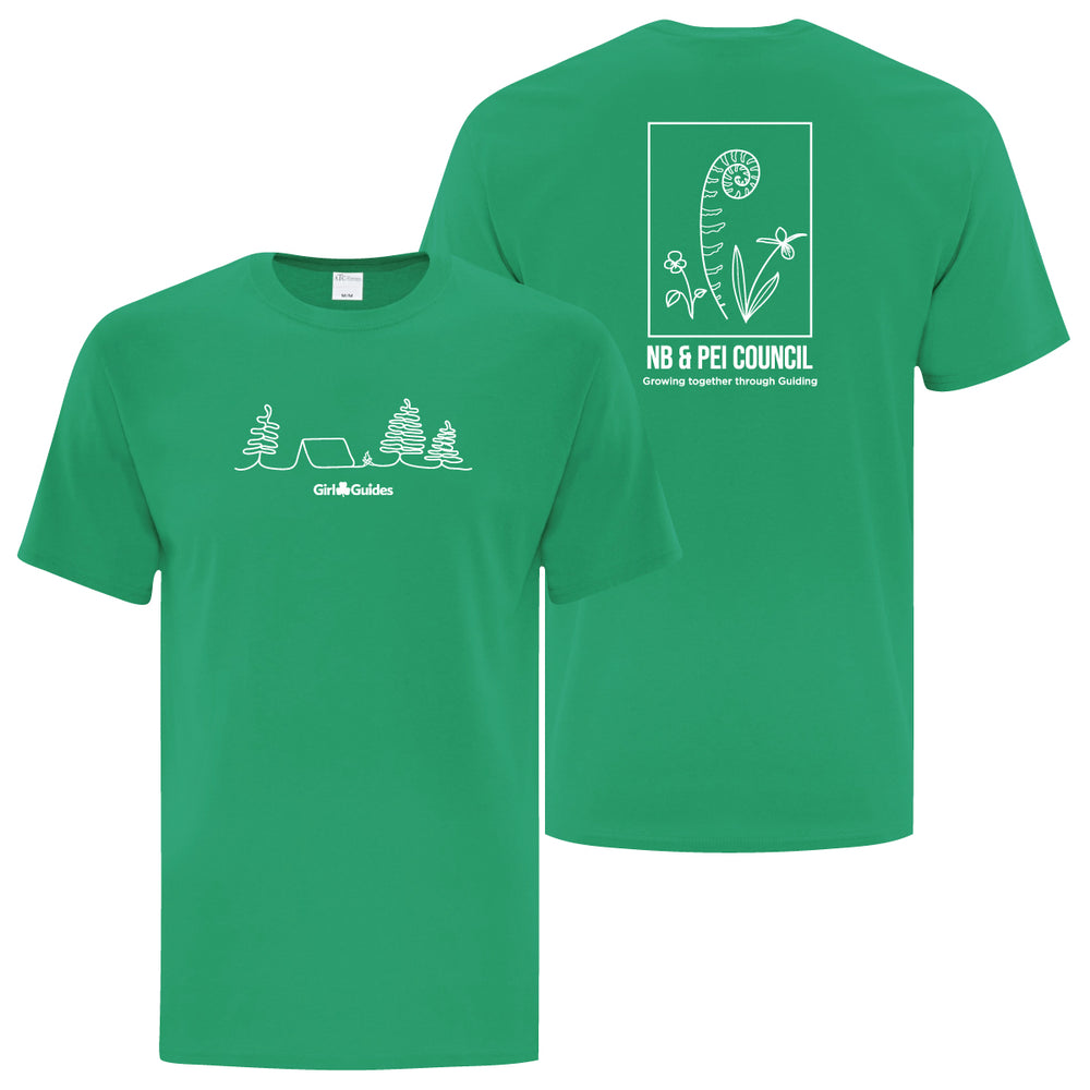 NB/PEI COUNCIL - ADULT T SHIRT - KELLY GREEN - ATC1000