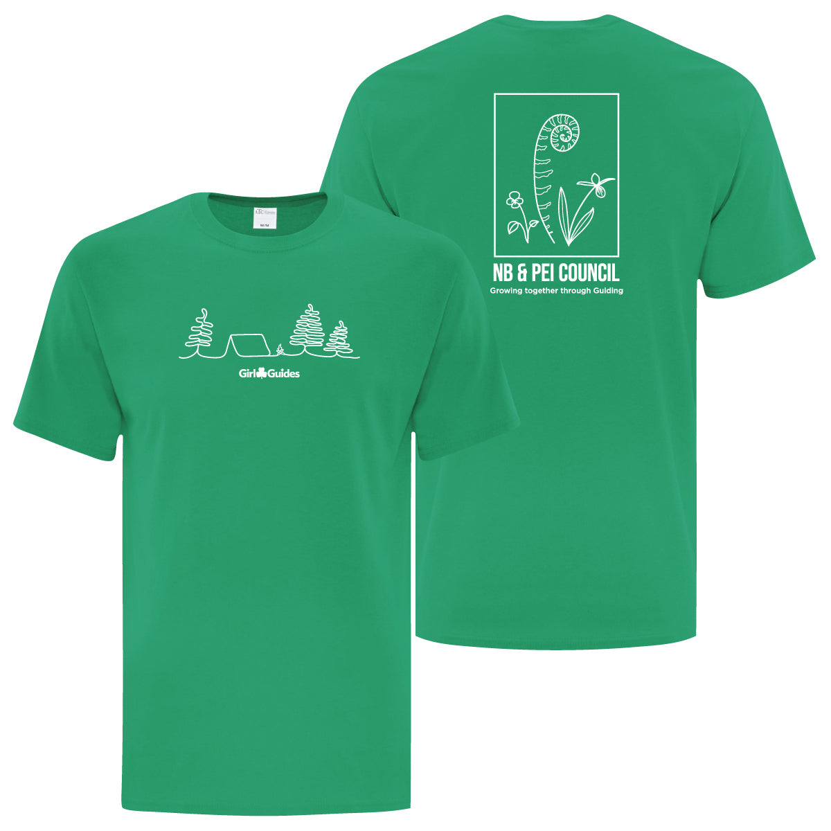 NB/PEI COUNCIL - ADULT T SHIRT - KELLY GREEN - ATC1000