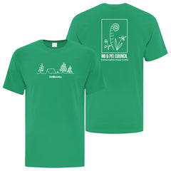 NB/PEI COUNCIL - ADULT T SHIRT - KELLY GREEN - ATC1000