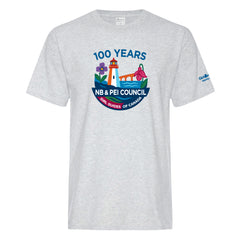 NB COUNCIL - ANNIVERSARY - ADULT T SHIRT - ASH GREY - ATC1000   *** leaving soon