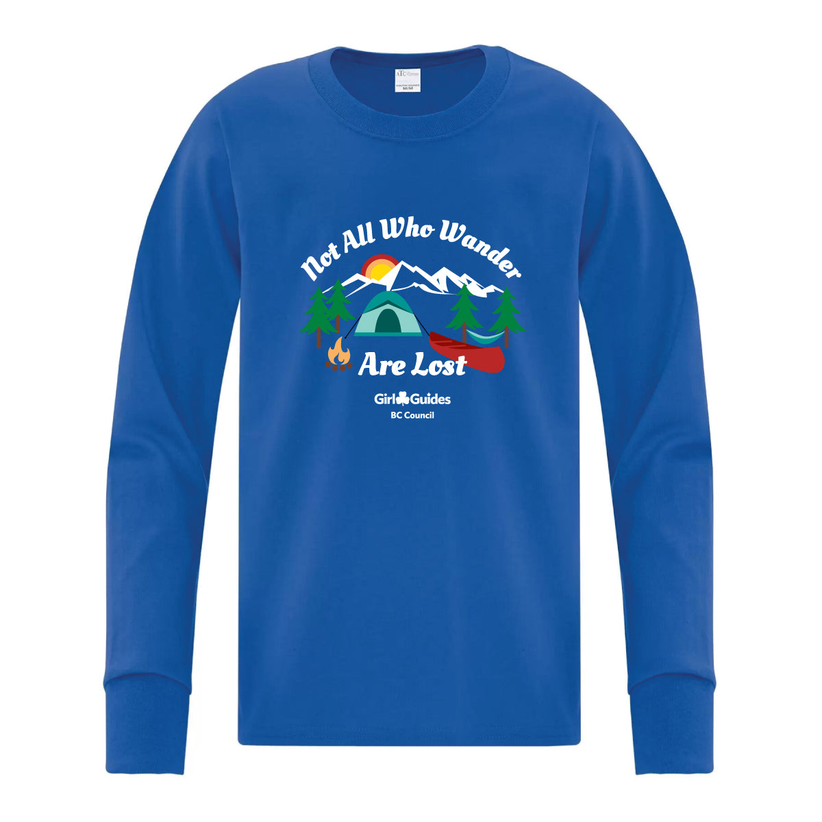 BC COUNCIL - YOUTH LONG SLEEVE T SHIRT - ROYAL BLUE - ATC1015Y