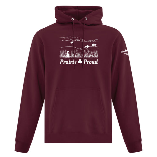 SK COUNCIL - PRAIRIE - ADULT HOODIE - MAROON - ATCF2500