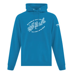 NS COUNCIL - MAP - ADULT HOODIE - SAPPHIRE - ATCF2500