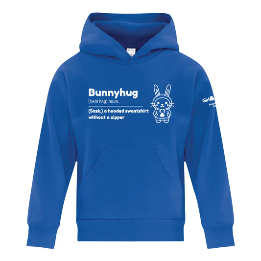 SK COUNCIL BUNNY HUG - YOUTH PULLOVER HOODIE - ROYAL BLUE ATCY2500
