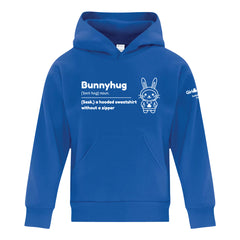 SK COUNCIL BUNNY HUG - YOUTH PULLOVER HOODIE - ROYAL BLUE ATCY2500  *** leaving March 1