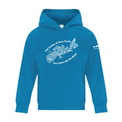 NS COUNCIL - MAP - YOUTH PULLOVER HOODIE - SAPPHIRE BLUE - ATCY2500
