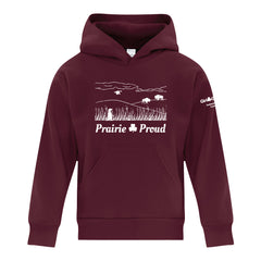 SK COUNCIL - PRAIRIE - YOUTH PULLOVER HOODIE - MAROON - ATCY2500