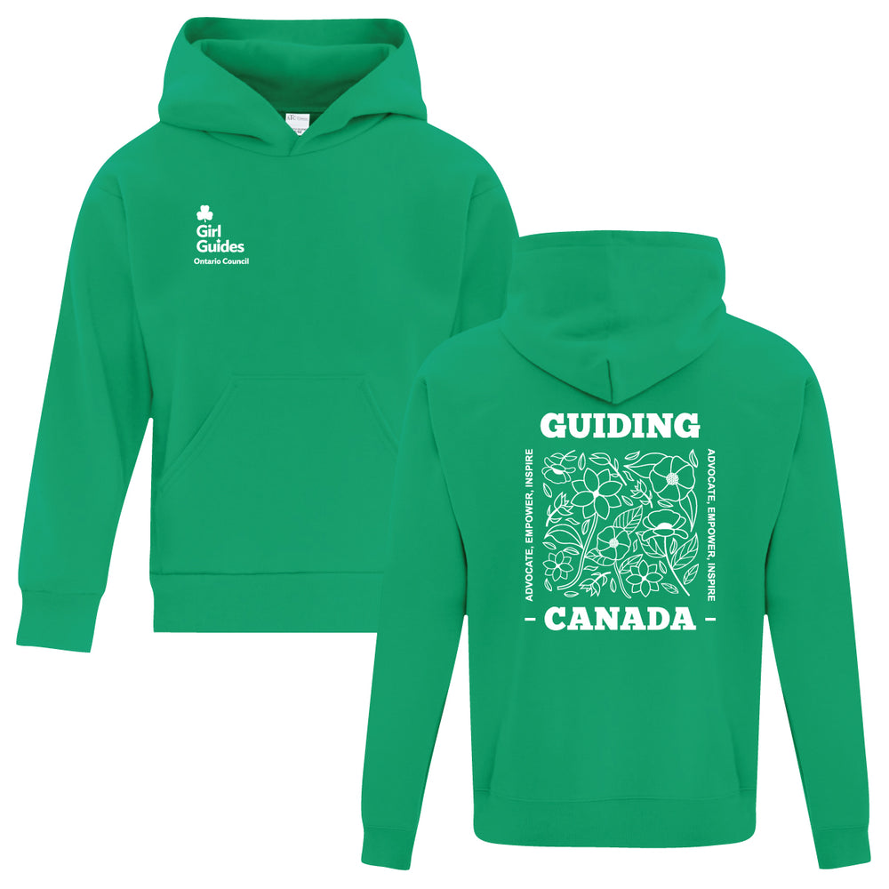 ON COUNCIL - ADVOCATE - YOUTH PULLOVER HOODIE - KELLY GREEN - ATCY2500