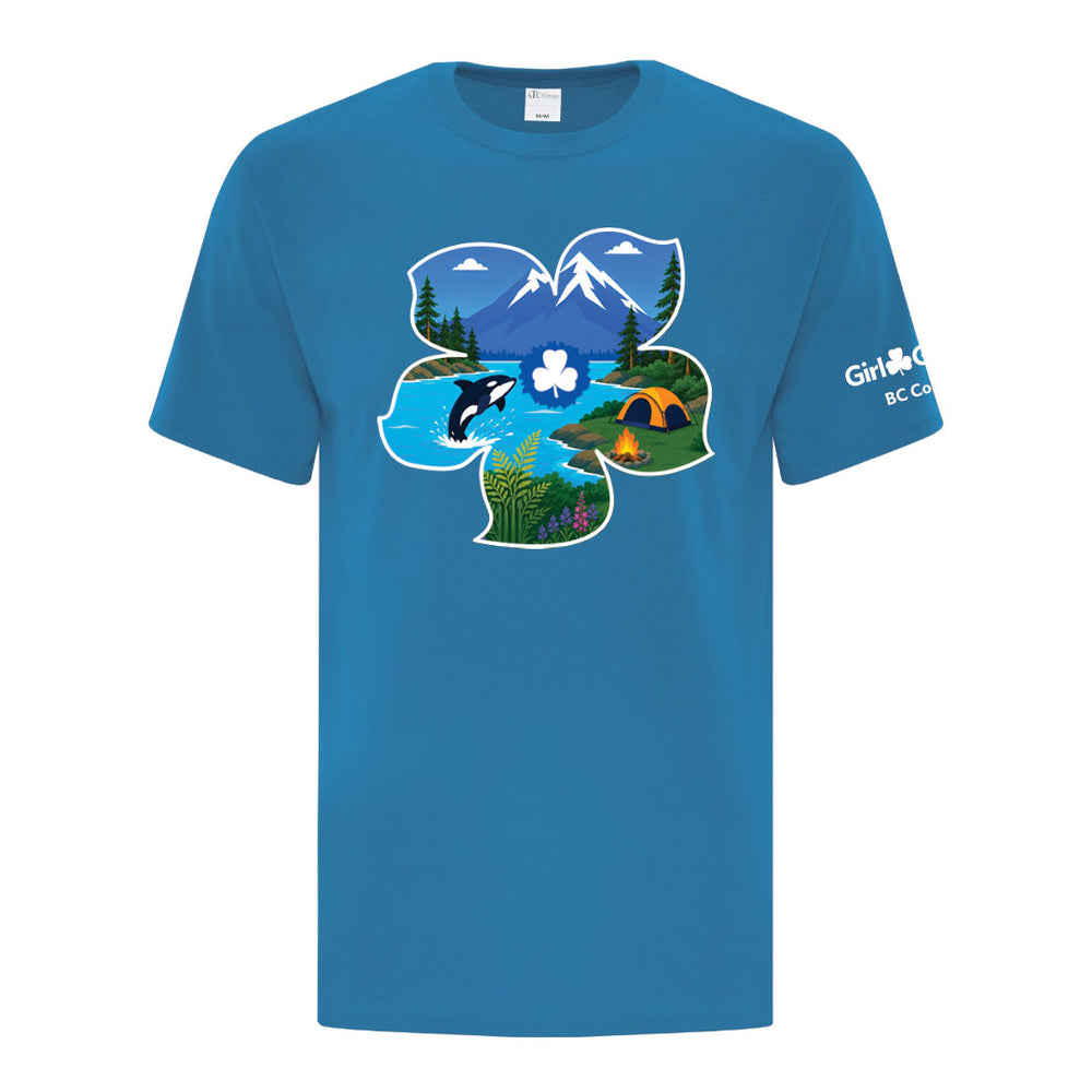 BC COUNCIL - DOGWOOD - ADULT T SHIRT - SAPPHIRE - ATC1000