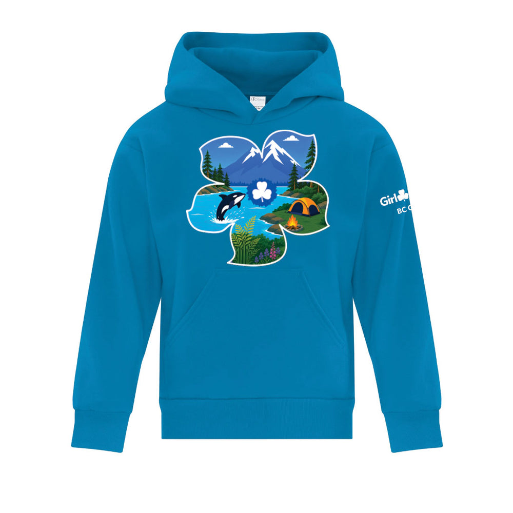 BC COUNCIL - DOGWOOD - YOUTH PULLOVER HOODIE - SAPPHIRE - ATCY2500
