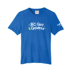 BC COUNCIL YOUTH PERFORMANCE T SHIRT - ROYAL - CE111Y