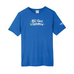 BC COUNCIL - ADULT PERFORMANCE T SHIRT - ROYAL - CE111